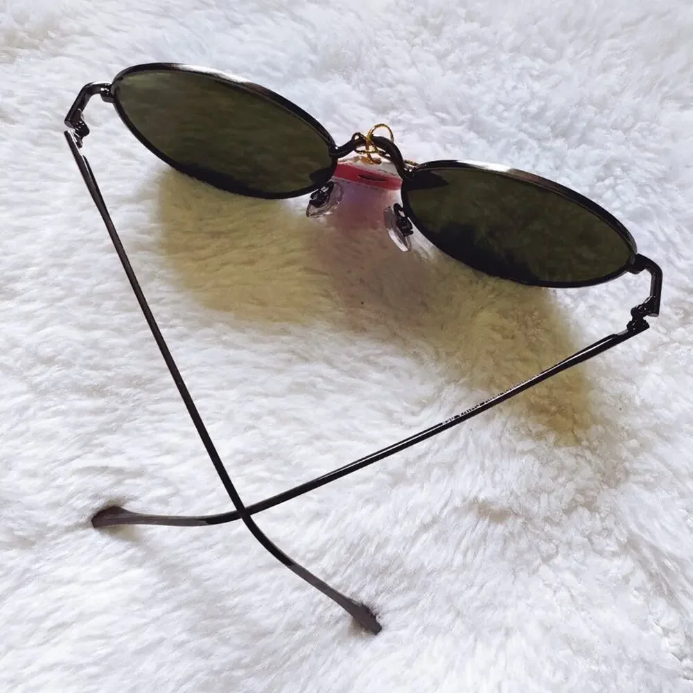 Blaine Bright Green Polarized Mirrored Sunglasses